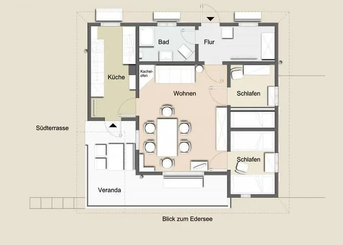 Ederseeblick In Am Edersee By Interhome * Bringhausen